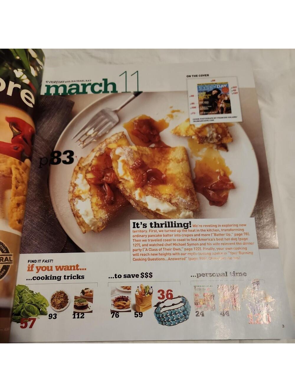 Everyday With Rachael Ray Magazine  March 2011 Spring - Picture 3 of 8